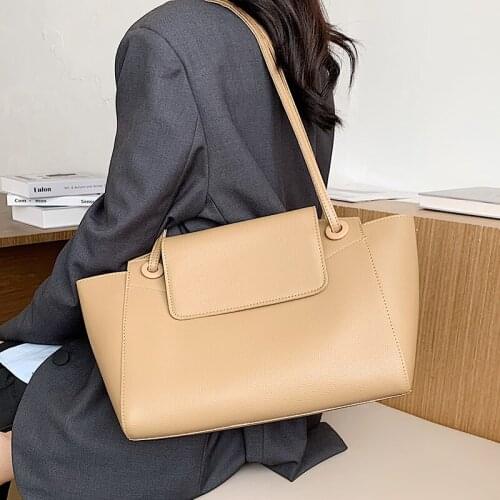 Large Capacity Women Pu Leather Shoulder Bag High Quality Ladies Handbags Messenger Bags Famous Brands Casual Female Tote Bags