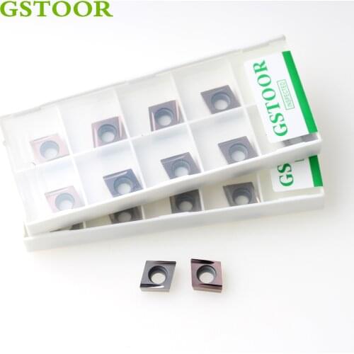 10PCS CCGT030102L-F CCGT040102L-F CCGT060202ER-U CCGT09T302ER-U GMH25 CNC Lathe Cutter Cutting Carbide Inserts Turning Tools