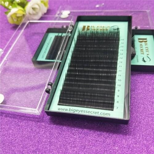 Promotions price 8~15 or Mixed Individual Eyelash Extension Faux Mink Eyelashes Korean Silk Eye Lash Extensions Natural Lash