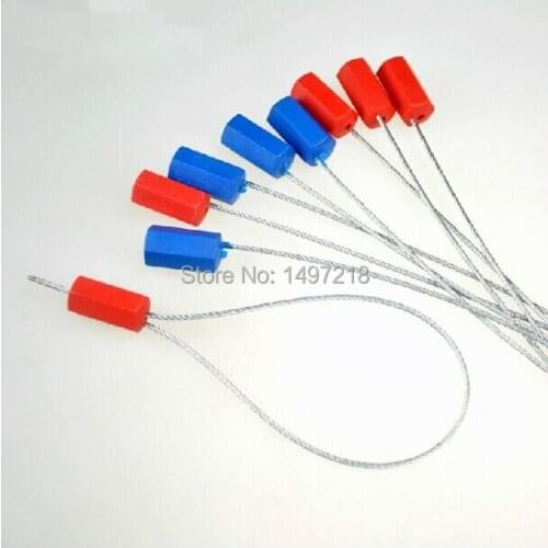 Free shipping 20pcs/lot 600mm length Security Seals Safty Locks Container Seals Cable seal tamper evident containers Lock