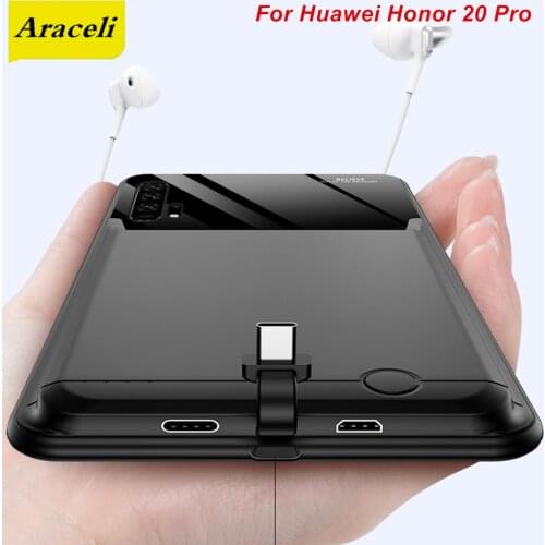 Araceli For Huawei Honor 20 Pro Battery Case 10000 Mah Charger Case Cover Pack Power Bank For Huawei Honor 20 Pro Power Case
