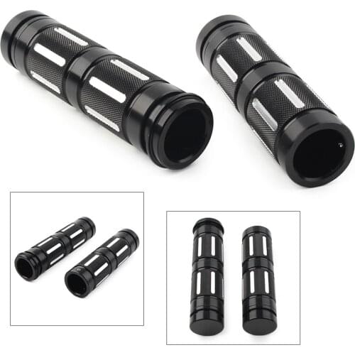 Black Motorcycle 1" Handlebar Electronic Throttle Hand Grips 1Pair For Harley Davidson Street Glide Special FLHXS