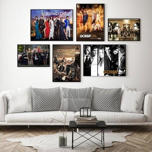 Classic Movie Gossip Girl Wall Art Canvas Poster Simplicity Muslim Print Home Decorative Picture Painting