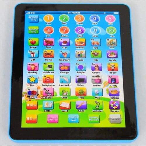 Children Tablet Computer Educational Learning Toys Boys Montessori Developing Baby Gift Toys Girls Educational For Children C2h1