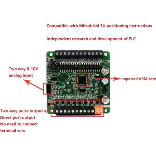 FX2n-19MT PLC industrial control panel SPX11-8T-2AD-2H high speed pulse 19 point controller