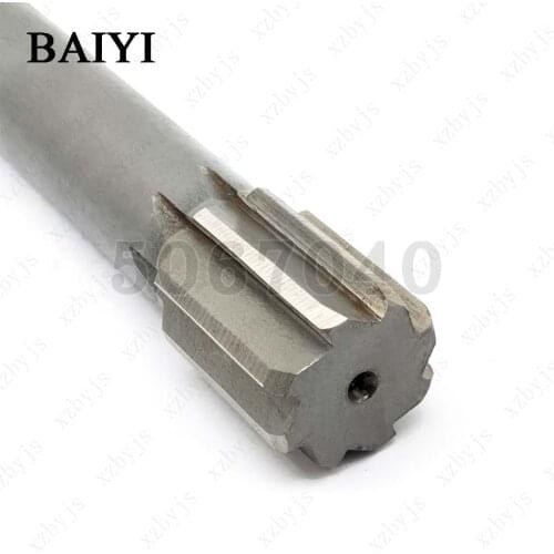 HSS High Speed Steel Reamer for taper shank machine Taper Shank Milling Cutter Manual Machine Reamer Cutting Diameter 4MM L 26mm