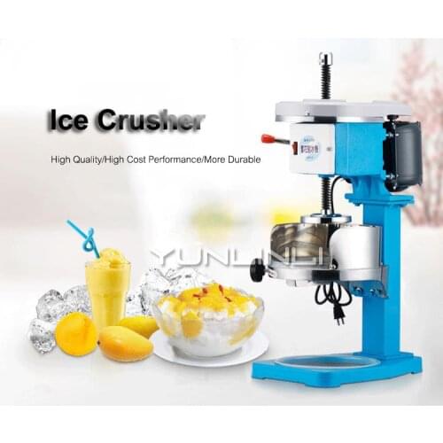 Commercial Ice Crusher Electric Ice Crushing Machine Cocktail Ice Shaver 220V