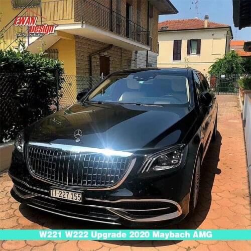 Upgrade New Type Bumper Side Bumper Maybc amg Body kit With Headlights Taillights for W221 W222 2020