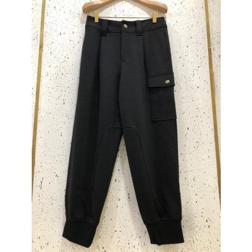 Fashion 2021 new ladies loose solid color overalls 1221