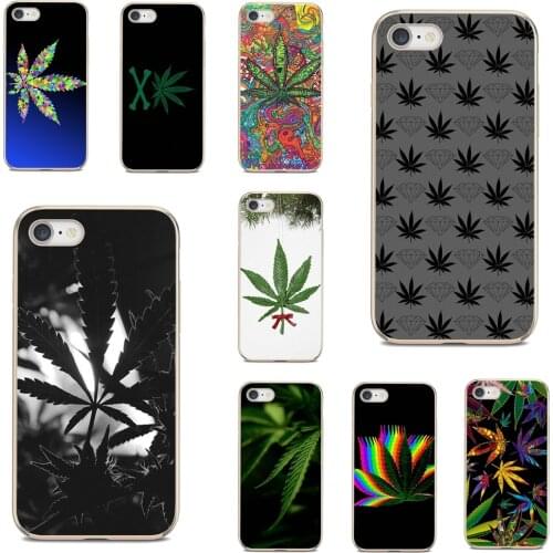 For Samsung Galaxy A9 A8 Star Lite A3 A5 A7 A6 Plus 2018 2015 2016 2017 Soft Covers leaf-drugs-leaves-weeds