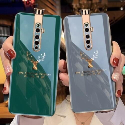 GKK Plating Lifting Soft Case For OPPO Reno 2 2Z 10X Zoom Realme X2 Pro Protective Cover OPPO Reno 2 2Z 10X Zoom Realme X2 Pro