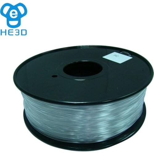 HE3D 3d printer PC(Polycarbonate) filament 1.75mm 1kg plastic Rubber Consumables Material MakerBot/RepRap/UP/Mendel