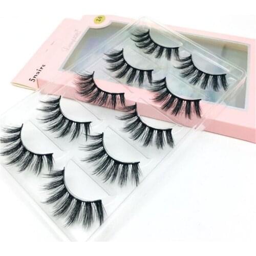 Leisurely Beauty 10 Pairs Wholesale cruelty free 3D 4D 5D faux mink lashes private label vegan eyelashes Read For Ship Vendor
