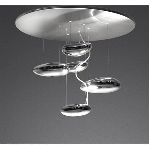 Stainless Steel Luxury Chandelier Ceiling Postmodern Creative Dining Living Room Hanging Lamp Bedroom Restuarant Art Fixtures