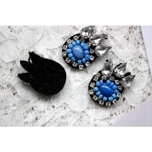 Eye crystal drill hand-nail beads patch cloth paste earrings pin decorative accessories socks decoration applique
