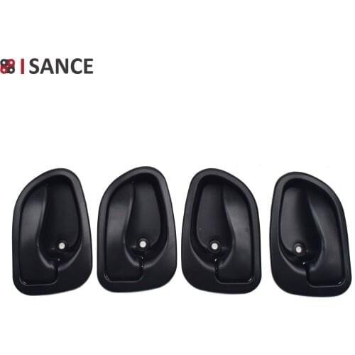ISANCE Inside Door Handle Front Rear Left Right Set 4pcs 82620-22001 82610-22001 For Hyundai Accent 1995 1996 1997 1998 1999