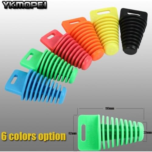 Exhaust tube plug Muffler washing WaterProof Plug for Dirt Pit Bike Motortcycle Supermoto street bikes ATV