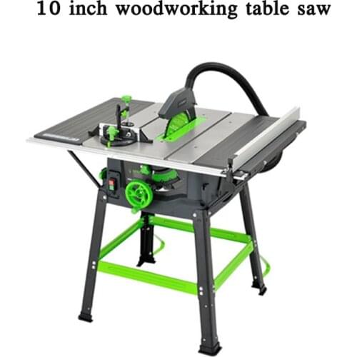 1PC 10 Inch Woodworking Table Saw Machine Multifunctional Sliding Table Saw Household Electric Woodwork Cutter Miter Saw Machine