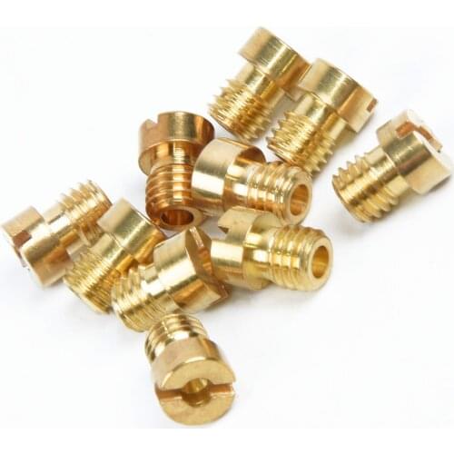 10pcs Main Jets For Mikuni Carburetor VM22 VM24 VM26 VM30 Carburetor 125cc 150cc 200cc 250cc Engine Kit