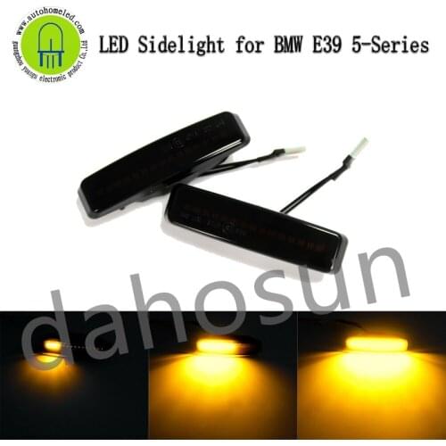 2Pcs Dahosun LED Dynamic Side Marker Turn Signal Light for BMW 5 Series E39 1997-2003 525i 528i 530i 540i 540iP M5