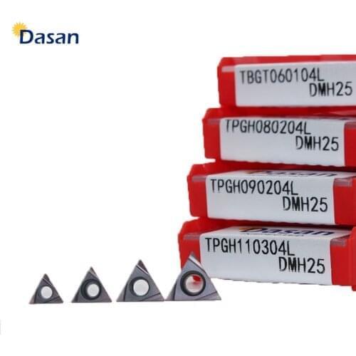 30PCS /set TPGH110304L TPGH090204L TBGT060104L DMH25 Boring Bar Inserts Carbide Blade High Quality CNC Lathe Turning Tool