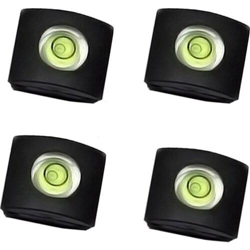 4 Pcs/Set Camera Bubble Spirit Level Hot Shoe Protector Cover For Sony A6000 Canon DSLR PUO88