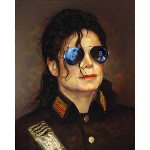 5D DIY Michael Jackson MJ Diamond Painting Full Square Cross Stitch Diamond Embroidery Mosaic Picture Of Rhinestone