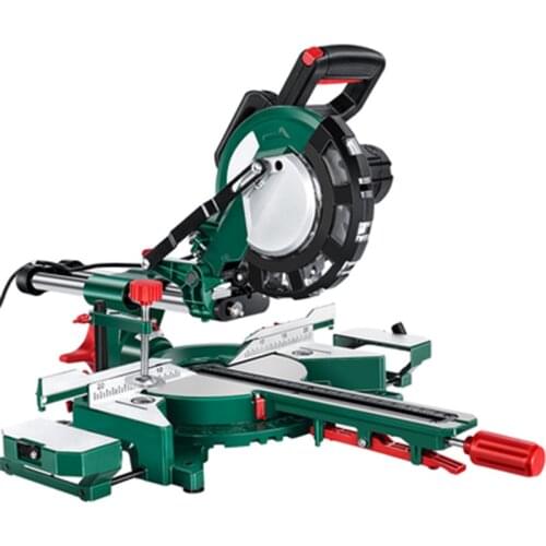 8 inch woodworking cutting machine high-precision push-pull household saw pull rod saw aluminum machine multi-angle cutting