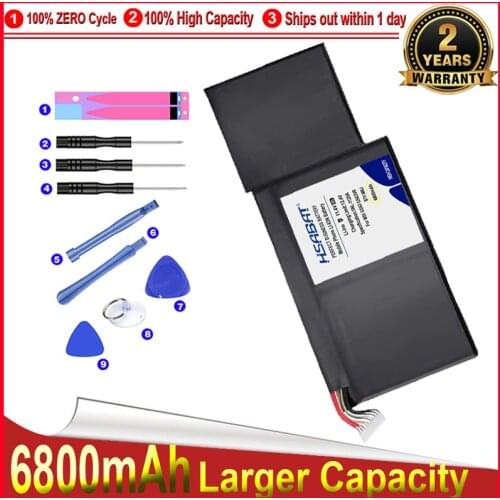 HSABAT 0 Cycle Battery for MSI GS63VR GS73VR 6RF-001US BP-16K1-31 9N793J200 Tablet PC MS-17B1 MS-16K2 Replacement Accumulator