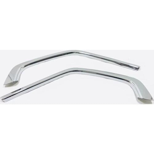 Car-Styling Accssories For Toyota RAV4 RAV 4 2019 2020 ABS Chrome Car Front Grill Grille Decorative Cover Trims Strips 2pcs/set