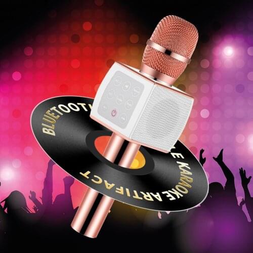Wireless Bluetooth Microphone Aluminum Unidirectional Condenser Microphone For Smartphones Home Audio And Video Equipment