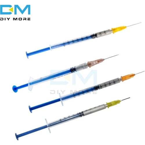 0.2ML 0.25ML 0.3ML 0.5ML Disposable Silver Conductive Glue Wire Electrically Paste Adhesive Paint PCB Repair For Electronic