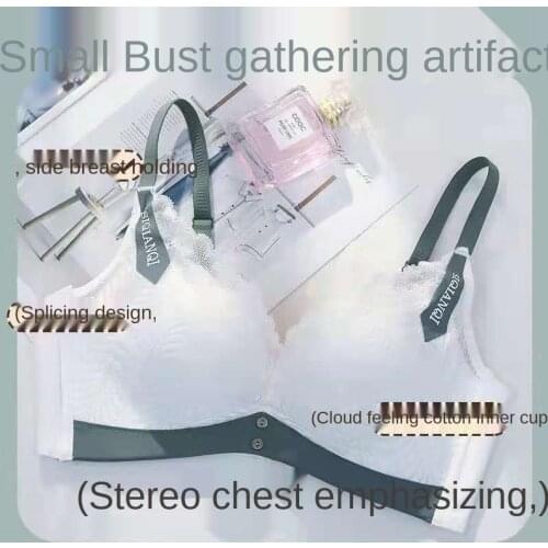 Japanese Bra Briefs Set Sexy Lace Underwear Fashion Push Up Comfort Brassiere Women Small Bra Without Steel Ring Sexy Lingerie