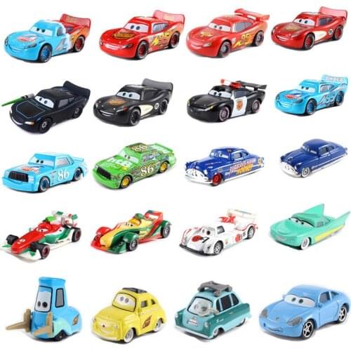 Disney Pixar sedan 3 toy car McQueen Jackson cool sister 1:55 die-cast metal alloy model toy car 2 male birthday Christmas gift