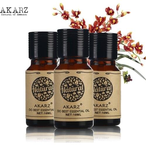 Sandalwood Jasmine Lotus essential oil sets AKARZ Famous brand For Aromatherapy Massage Spa Bath skin face care 10ml*3