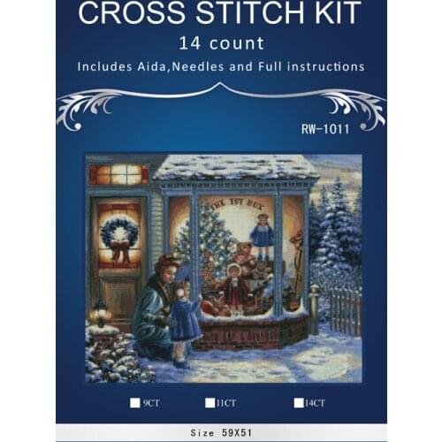 Oneroom rotate horse Counted Cross Stitch 14CT Cross Stitch Sets Wholesale cartoon Cross-stitch Kits Embroidery Needlework