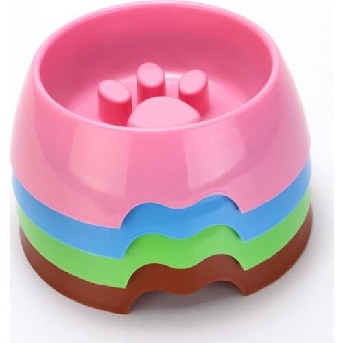 Dog Bowl Travel Pet Dry Food Bowls for Cats Dogs Pink Dog Bowls Outdoor Drinking Water Fountain Pet Dog Dish Feeder Good 4 color