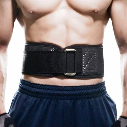 Squat protection weightlifting belt Trimmer fitness waist support band back sweat belt Nylon bodybuilding lumbar sports safety