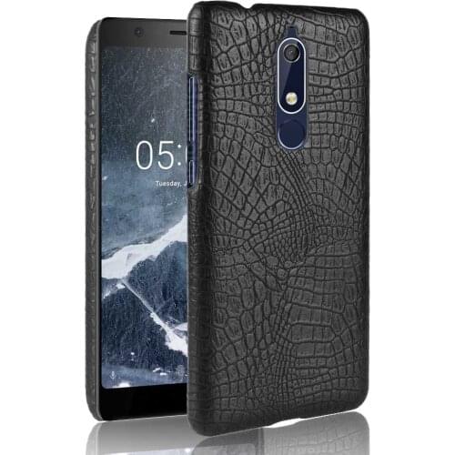 SUBIN Luxury PU Leather Case For Nokia 5.1 5.5" Crocodile Skin Back Cover Phone Protective Case phone bag for N5.1 phone case