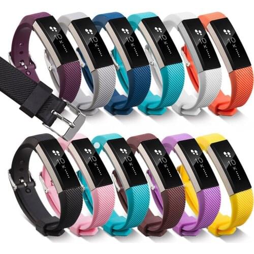 High Quality Various Colors Soft Silicone Fitbit Alta Band Wristband Strap Bracelet Watch Replacement Accessories