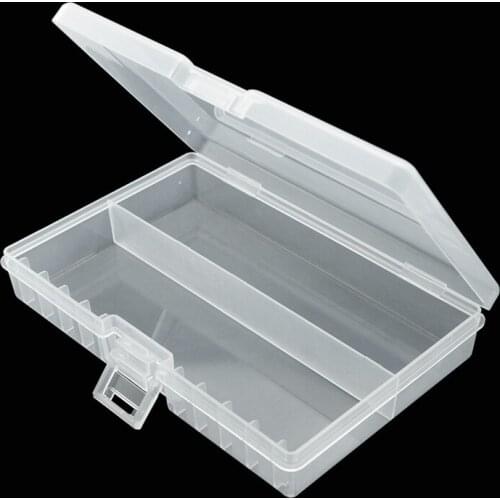 10pcs Large Transparent Plastic Battery Holder Storage Case For 48AAA Tools Box Easy Use Home Tools