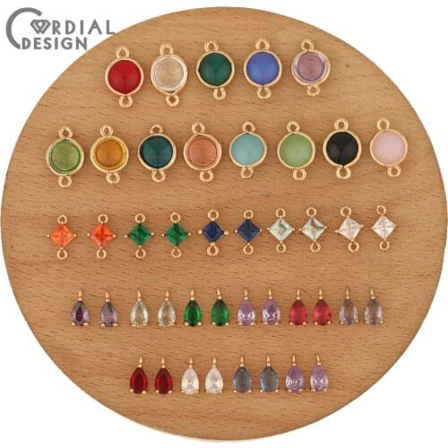 Cordial Design 10Pcs DIY Making/Jewelry Accessories/Multicolor/Pendant/Connector/Hand Made/Jewelry Findings & Components