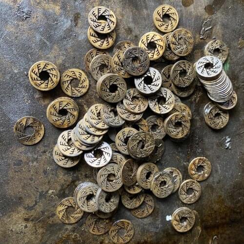 2pieces Brass Washers for Butterfly 710 Gasket Storage Oil Brass Washer CQC 550 551 552 Folding Knife Accessories Tools