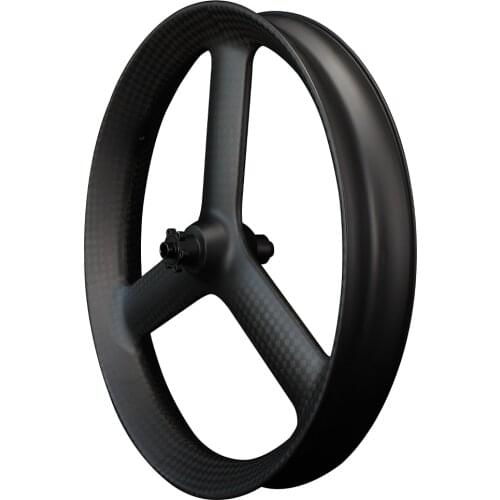 Carbon fat spokes wheels 26er 3 spokes carbon 26er fat bike wheels tubeless 26er 65mm/90mm fat bike wheels 12k matte glossy