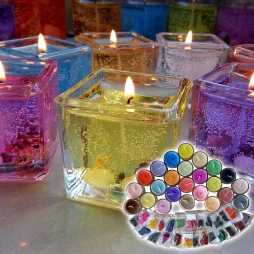 34 Colors Per Color Wax Dye Scented Non-Toxic DIY scented candle paraffin soy Handmade Soap Candle Making