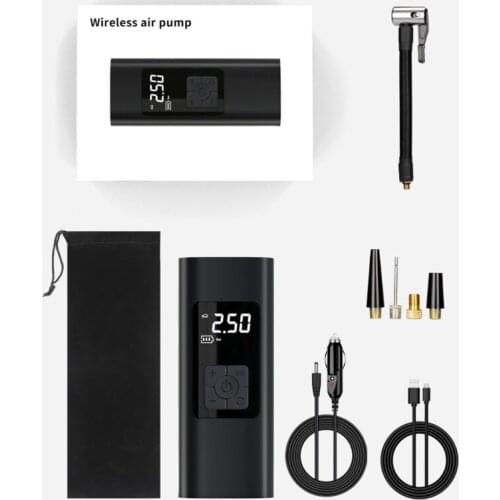 Car Air Compressor 150Psi/6000mAh Air Compressor for bicycle Tires Balls Mini Auto Air Pump Inflatable