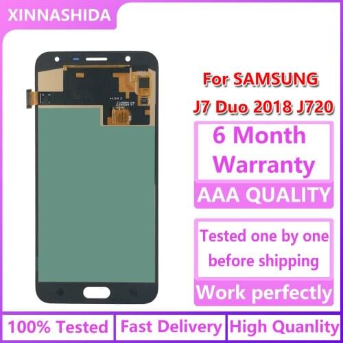 For Samsung Galaxy J7 Duo 2018 J720 J720F SM-J720F SM-J720M SM-J720F/D Display Touch Screen Digitizer Assembly