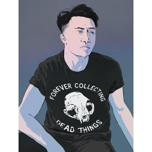 Forever Collecting Dead Things gothic t-shirt women 100% Cotton funny graphic tumblr casual quote Fashion unisex tee top tshirt