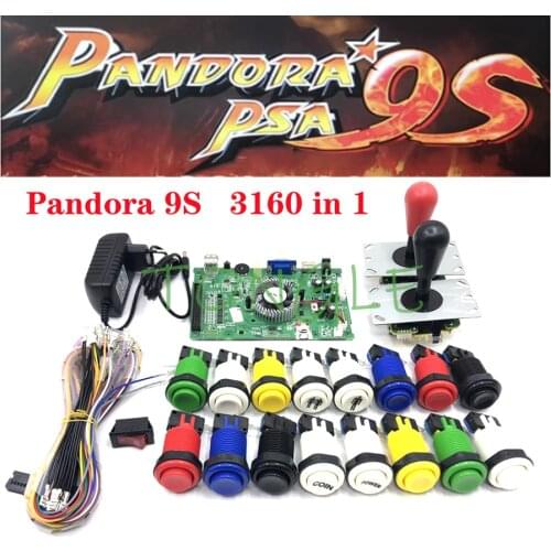 Pandora’s 9S Box Arcade 4260 in 1 Game Board HDIMI 3D Panora PSA PCB Board Home Consloe Machine DIY Kit Happ Style Set