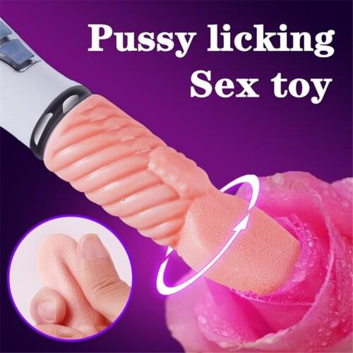 Vibrator Pussy Licking Toy Licking Vagina Vibrators Women 18+ Sex Toys Erotic Sextoy Battery Masturbator Clitoris Stimulator